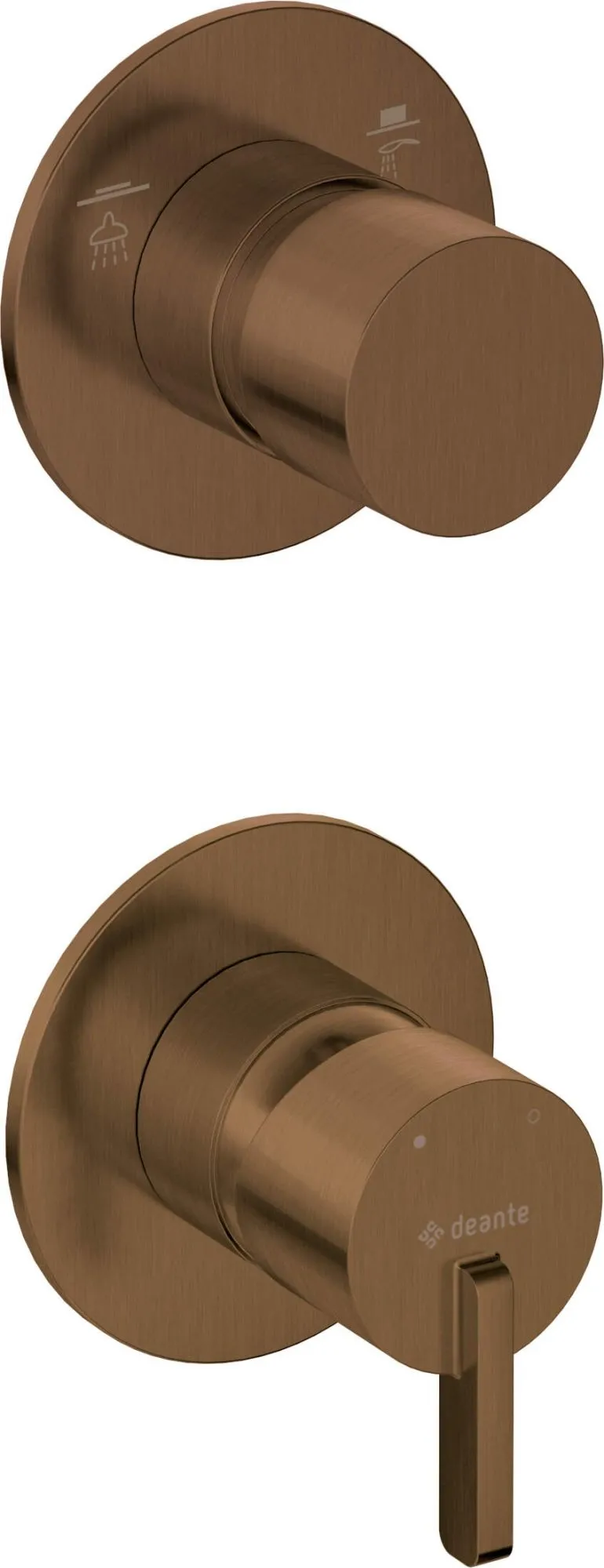 Deante BQS_C44P Bateria prysznicowa podtynkowa z przełącznikiem natrysku