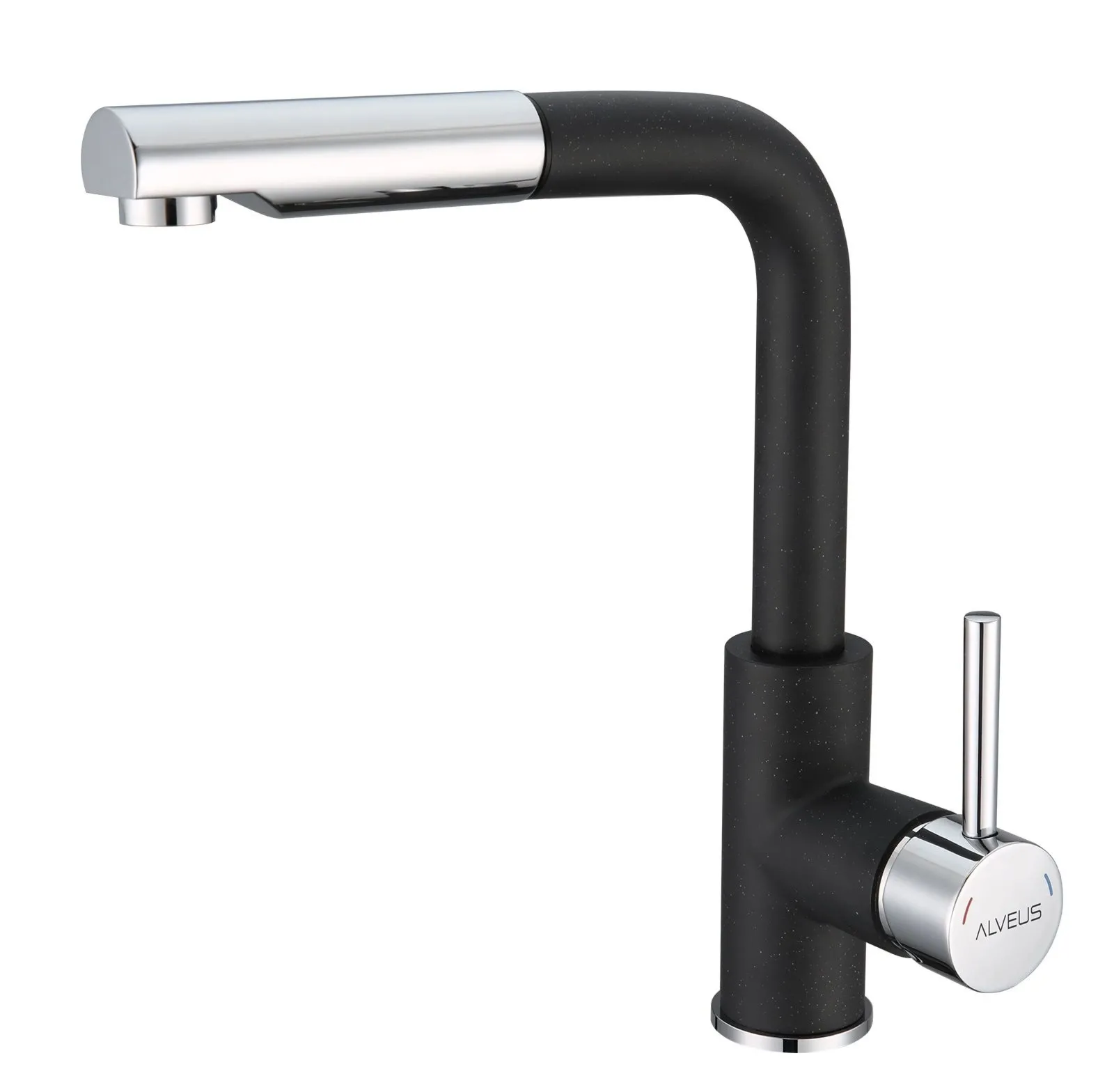 Alveus SIROS bateria kuchenna czarny 91 + chrom