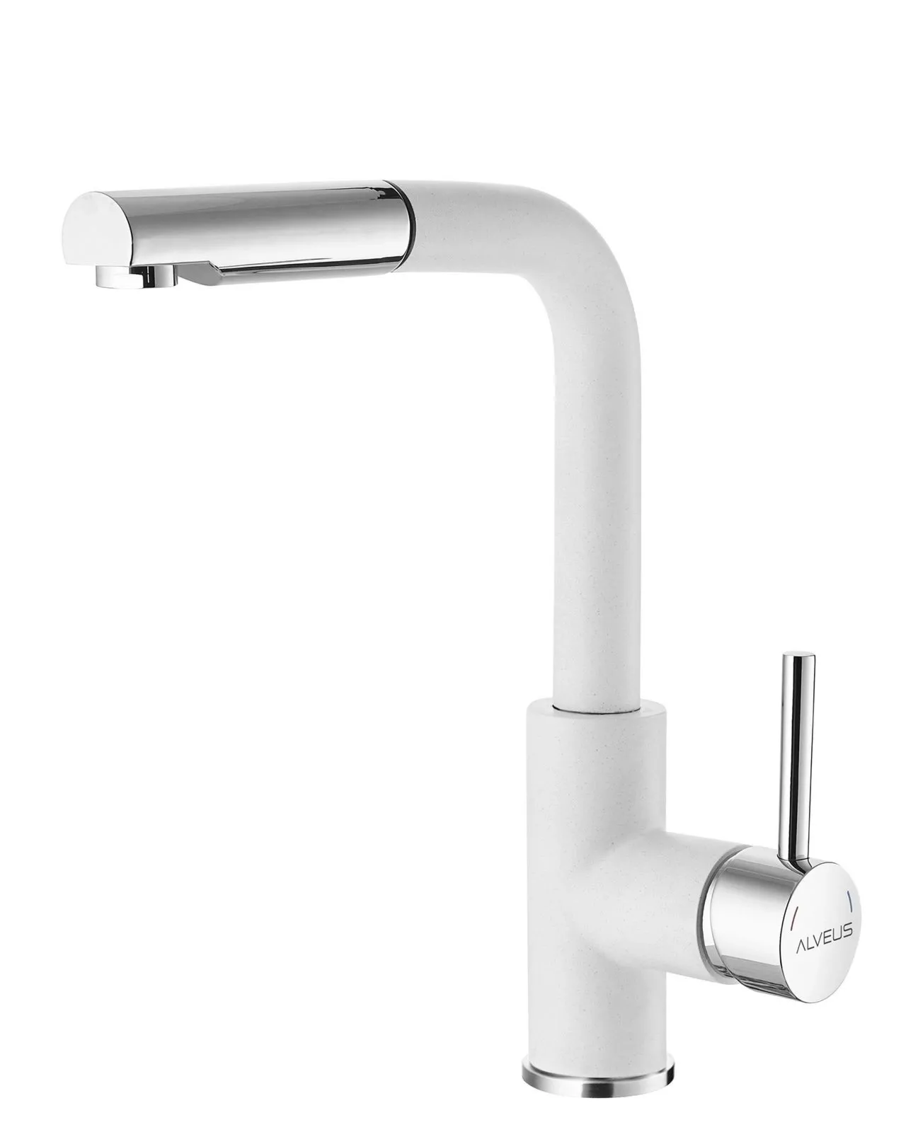 Alveus SIROS bateria kuchenna biały 11 + chrom