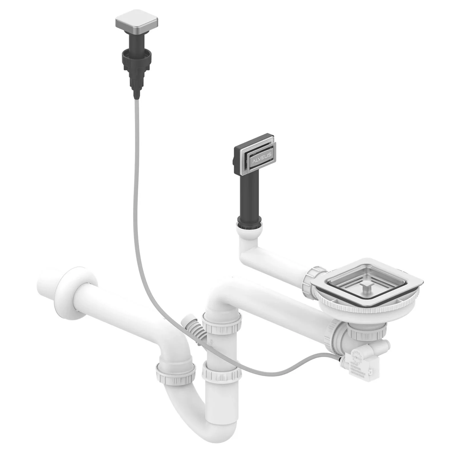 Alveus SYFON fi. 114 POP-UP-A Odpływ -kwadrat SAT