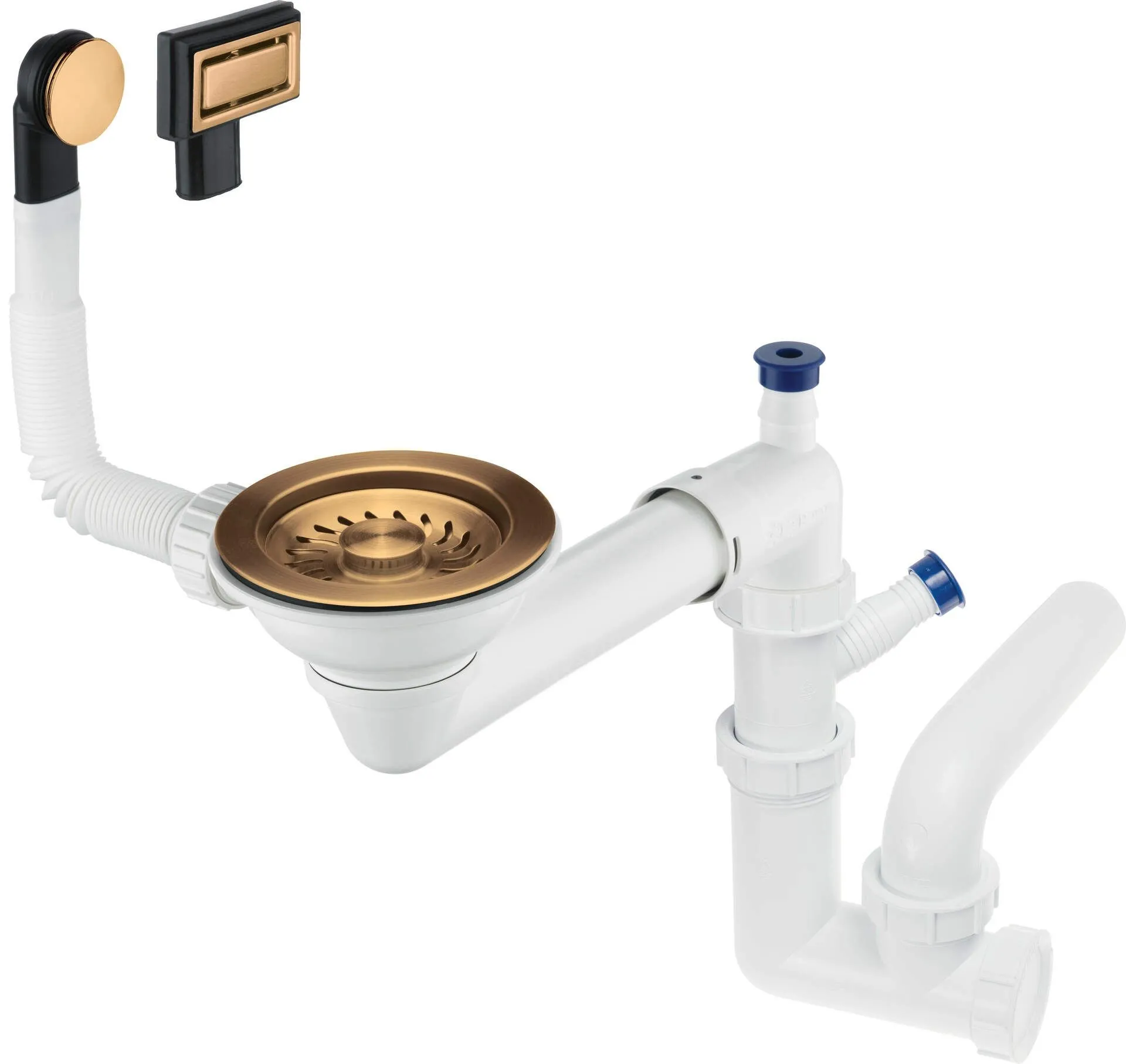 Deante ZXY_C949 Syfon do zlewozmywaka granitowego