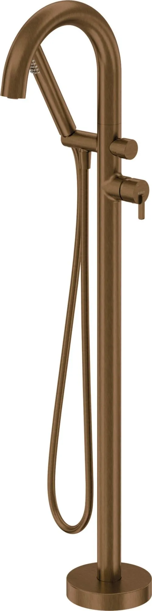 Deante BQS_C17N Bateria wannowa wolnostojąca z zestawem prysznicowym