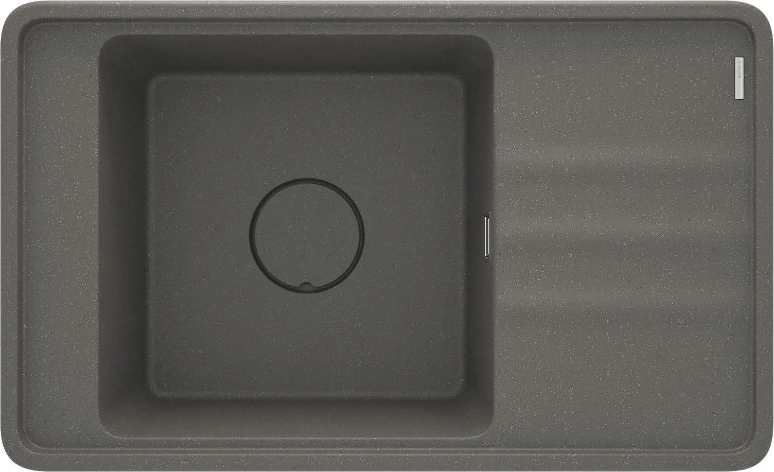 Deante Zlewozmywak granitowy 1-komorowy z ociekaczem