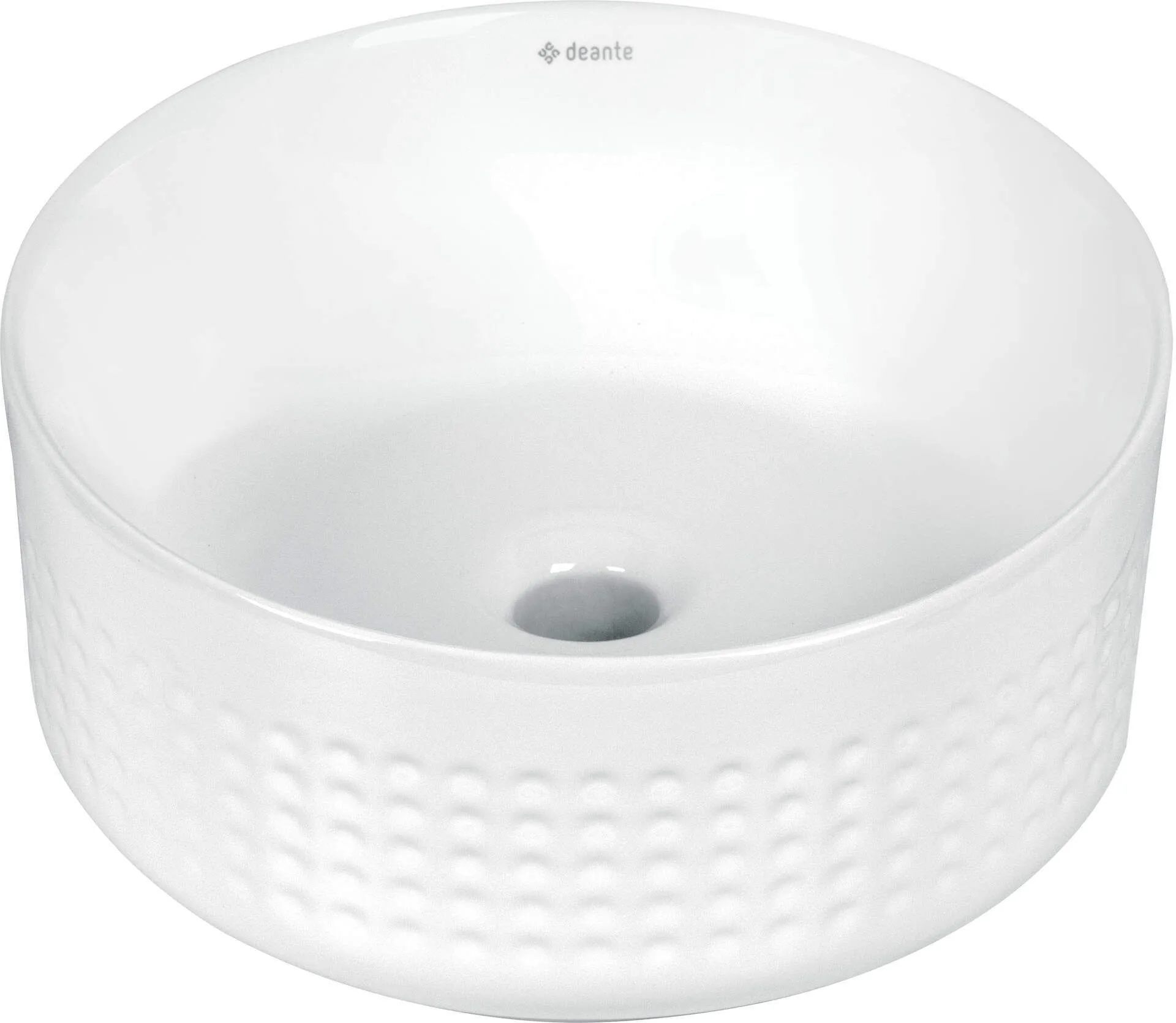 Deante CDX_6U3S Umywalka ceramiczna nablatowa asymetryczna