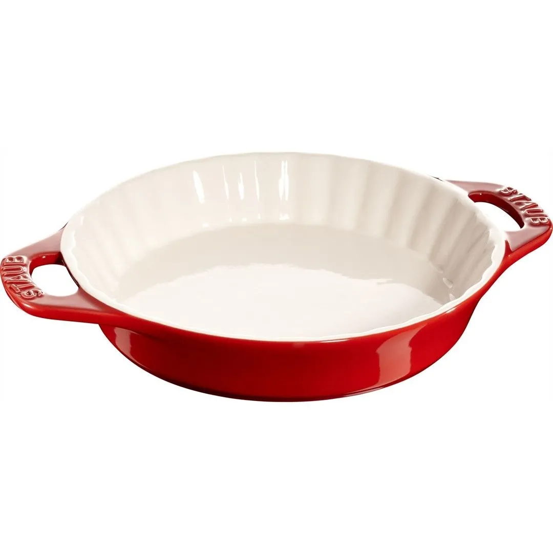 STAUB COOKING Okrągły półmisek ceramiczny do ciast 1.2 ltr, czerwony