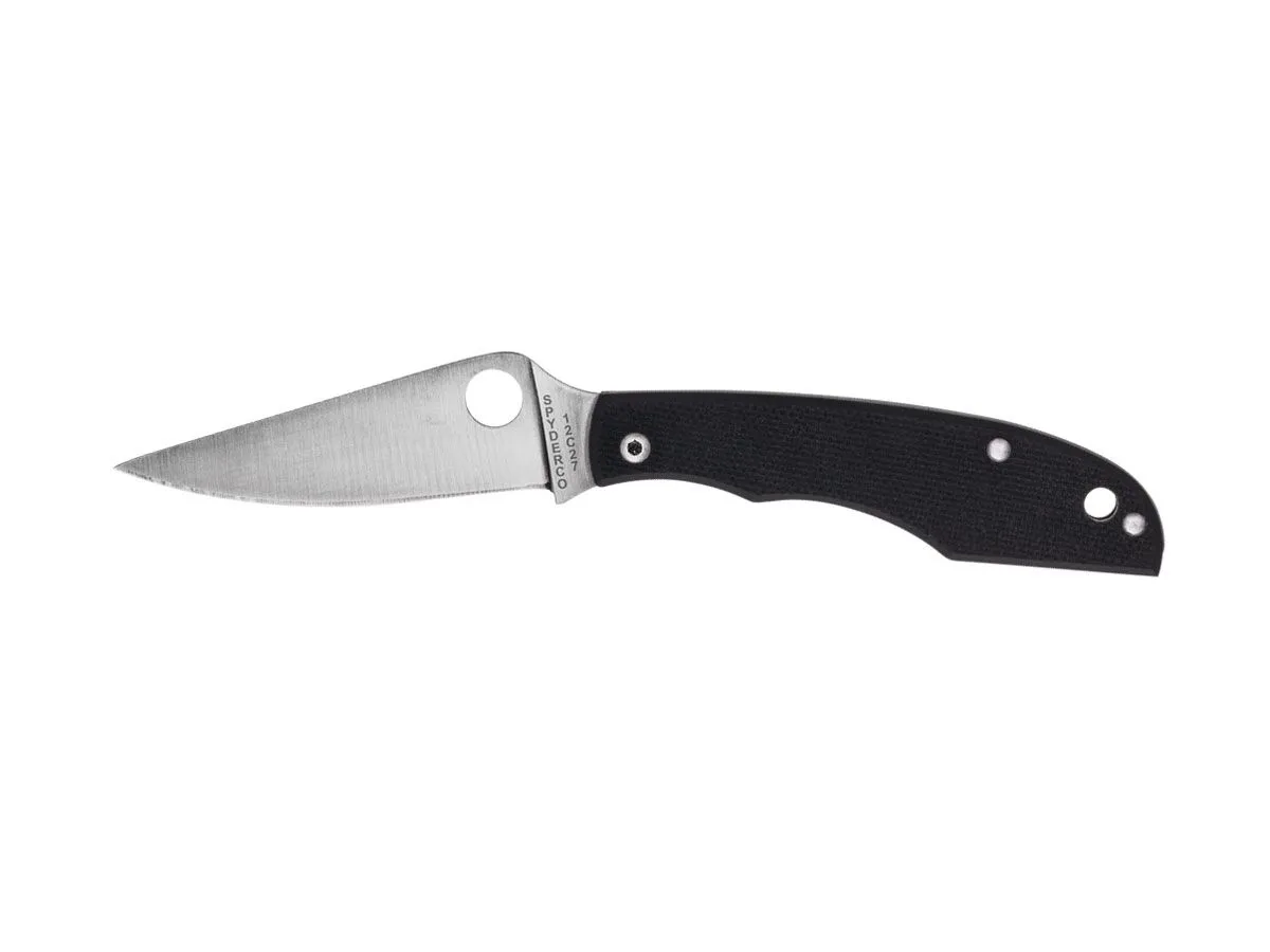 Spyderco GRASSHOPPER BLACK G10 SLIPIT C138GBKP