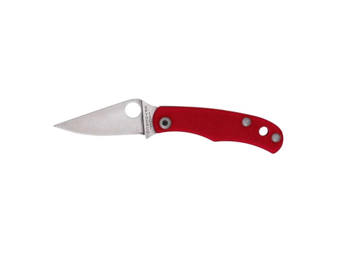 Spyderco BUG RED G10 SLIPIT C133GRDP