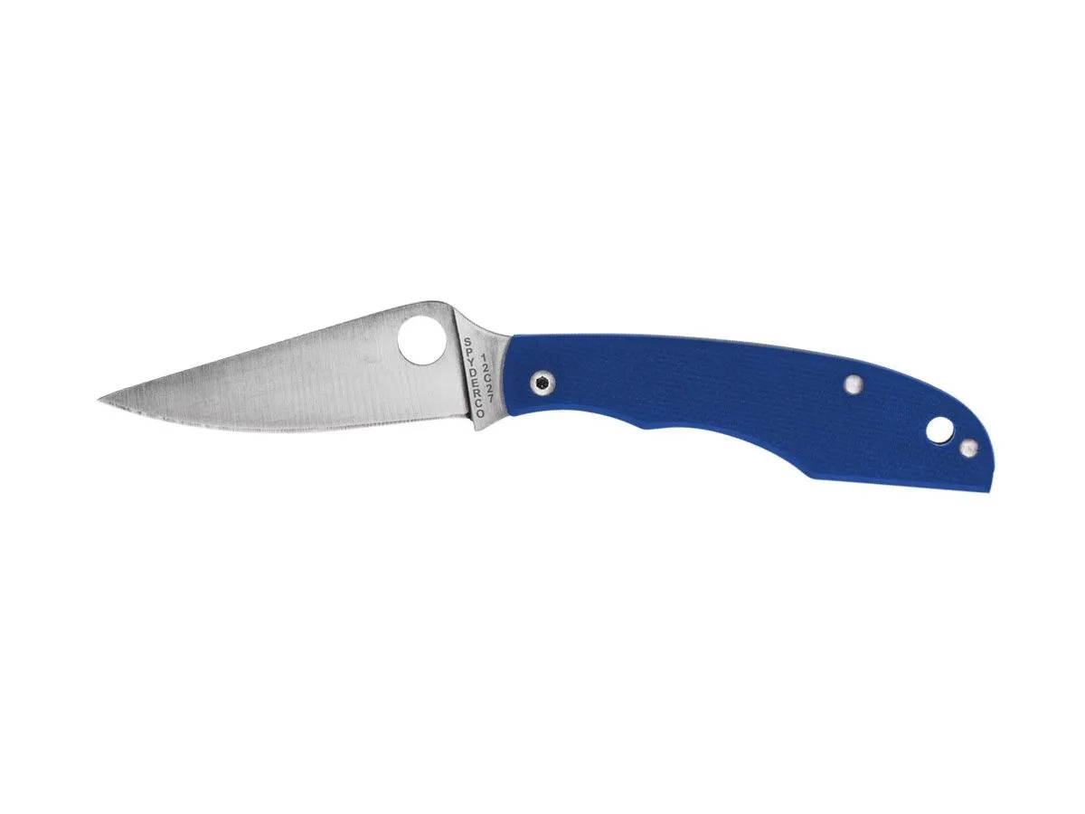 Spyderco GRASSHOPPER BLUE G10 SLIPIT C138GBLP