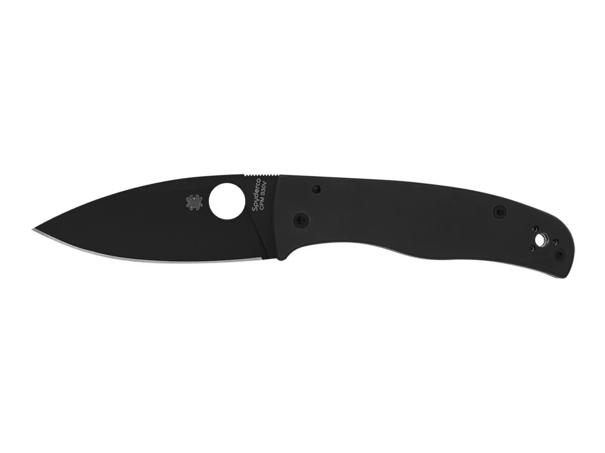 Spyderco BODACIOUS BLACK G-10 BLACK BLADE PLAIN C263GPBK
