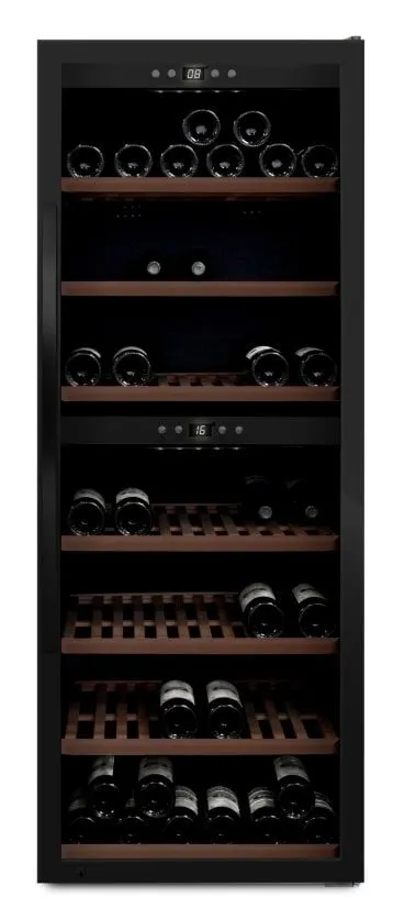 MQUVEE SW-126B WineExpert 126 Winiarka Wolnostojąca Fullglass Black