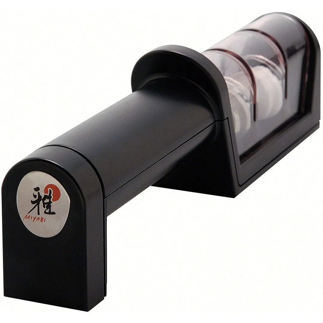 MIYABI Podwójna ceramiczna ostrzałka do noży 21 cm