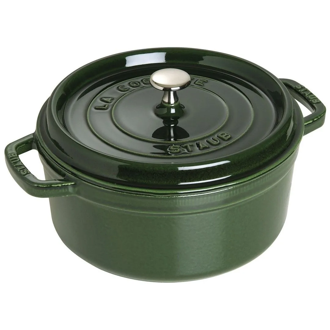 STAUB LA COCOTTE Garnek żeliwny okrągły 5.2 ltr, zielony