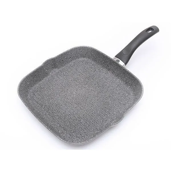 BALLARINI FERRARA Grillowa patelnia granitowa indukcyjna 28 cm