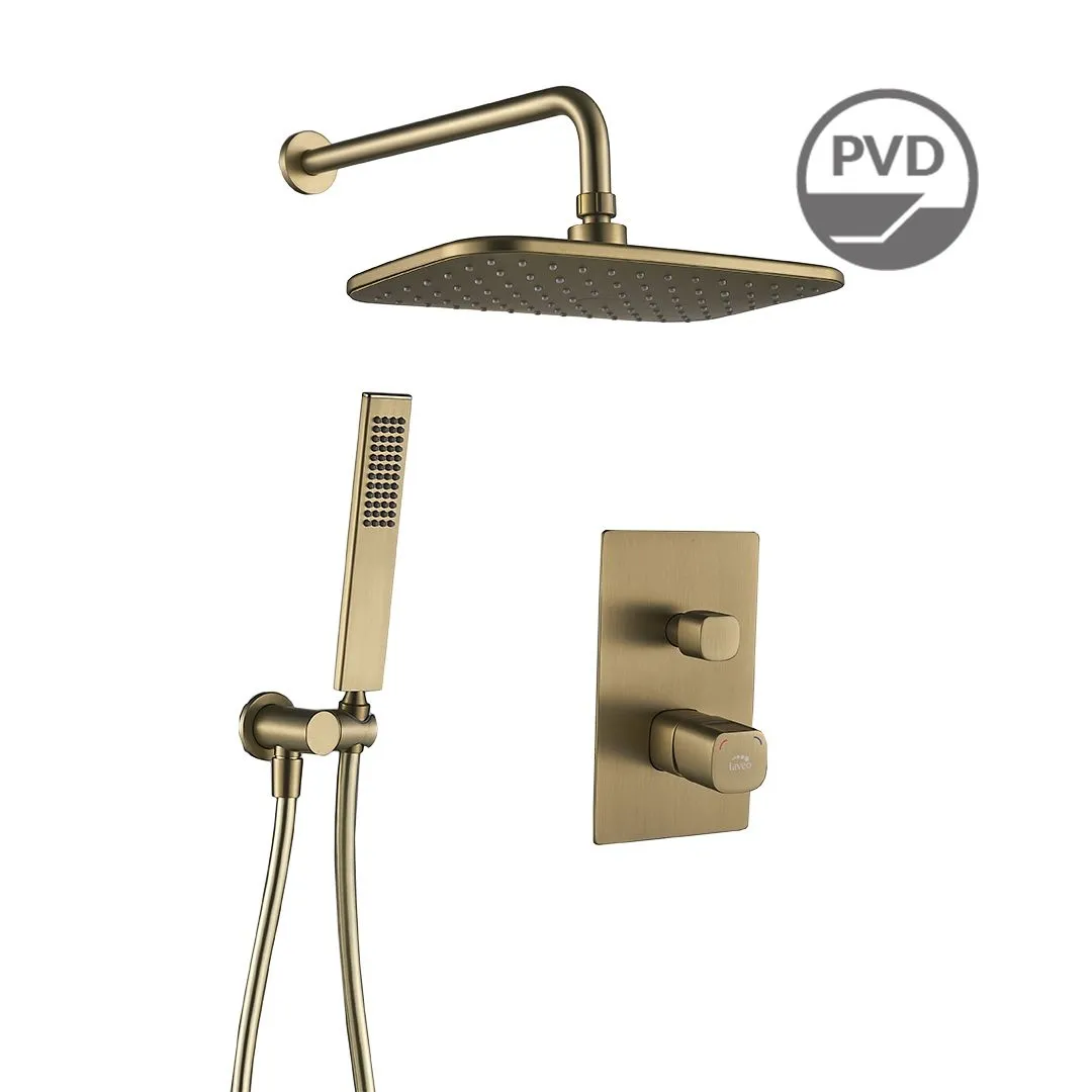 LAVEO Tores - bateria natryskowa podtynkowa z zestawem