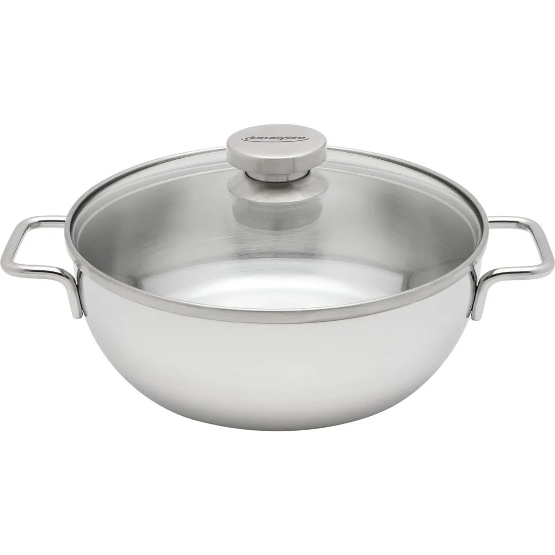 DEMEYERE APOLLO 7 Patelnia głęboka 2H z pokrywką 24 cm
