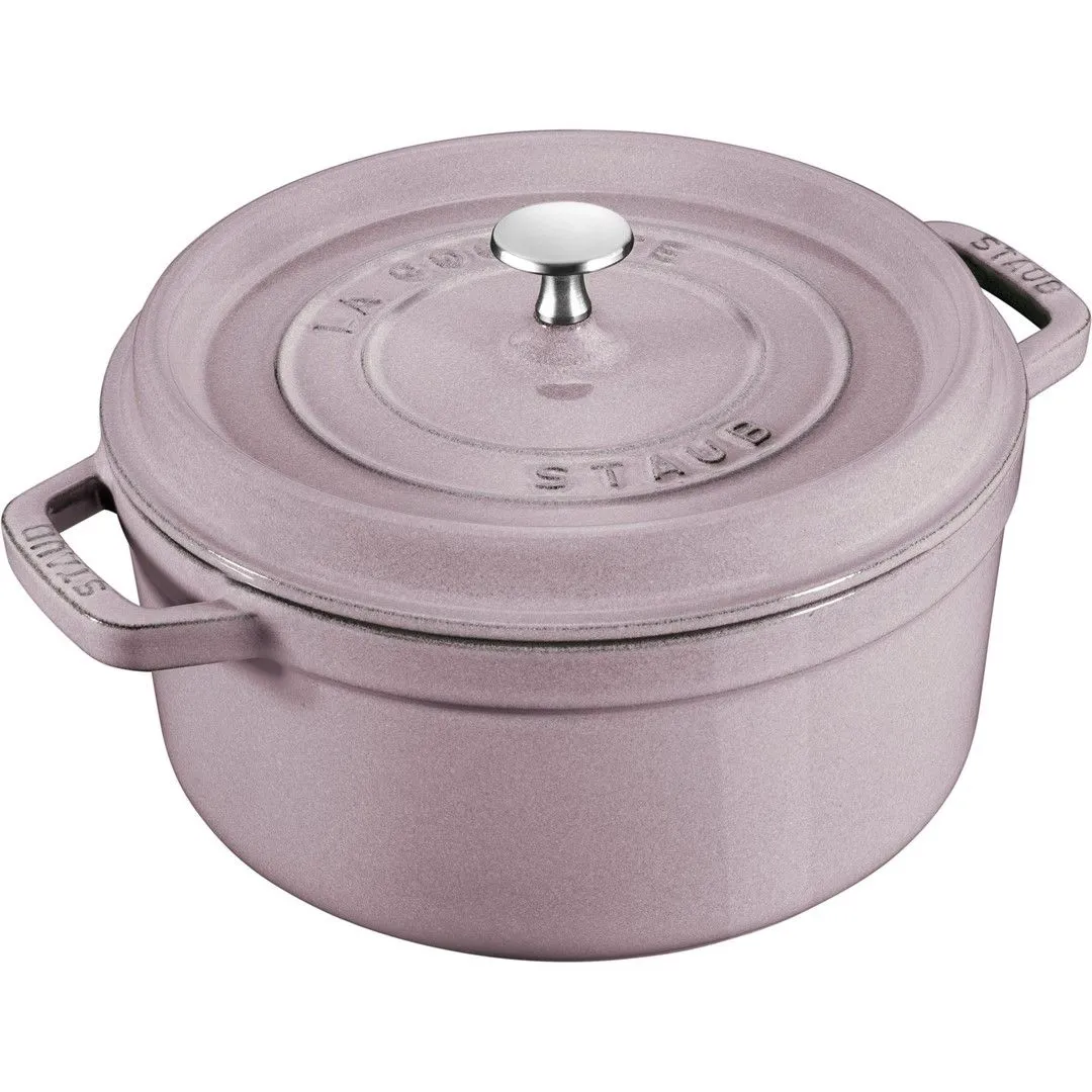 STAUB LA COCOTTE Garnek żeliwny okrągły 3.8 ltr, kwiat wiśni