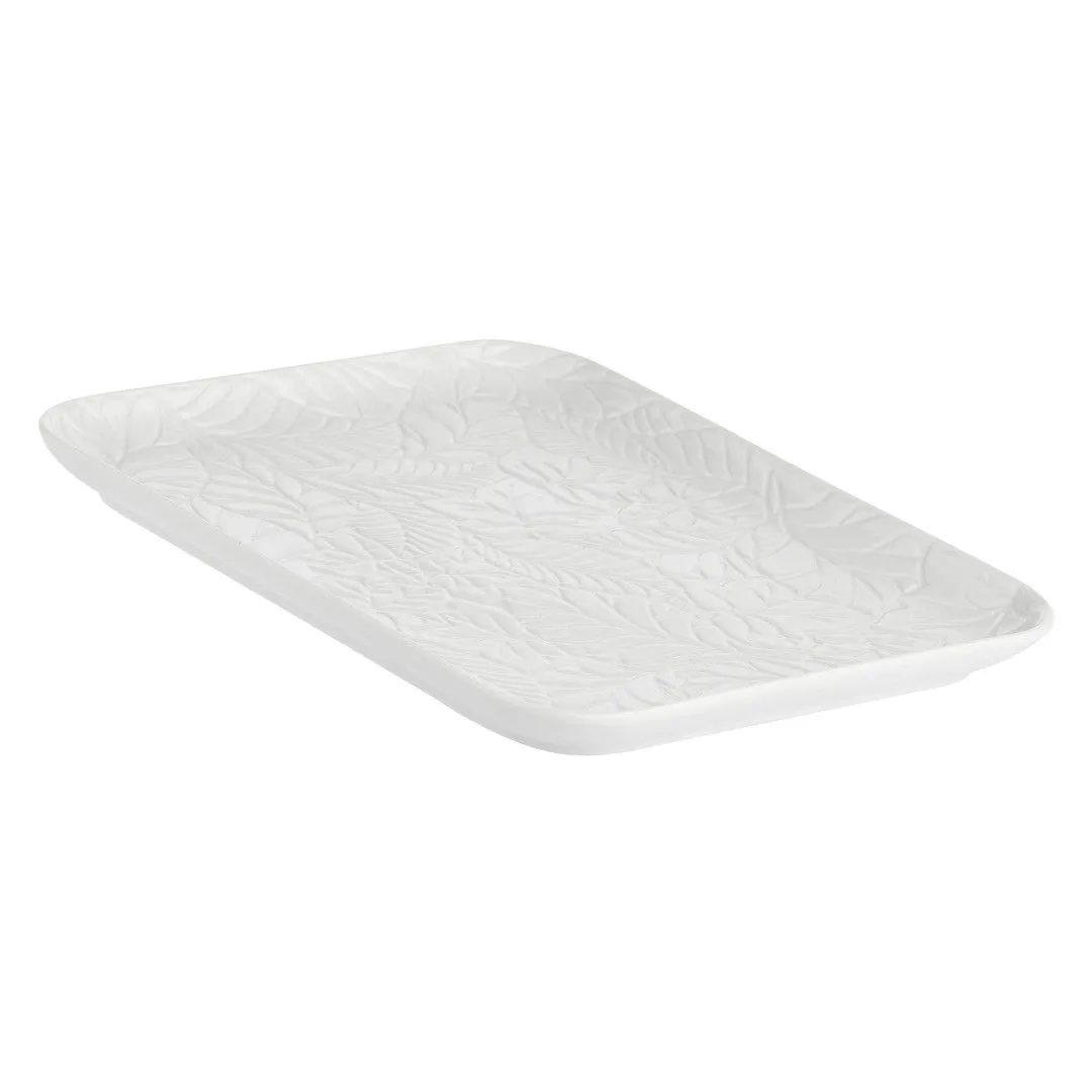 LA PORCELLANA BIANCA BOSCO Taca do serwowania 34.5 x 25 cm