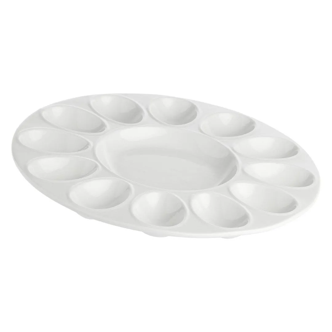 LA PORCELLANA BIANCA CONVIVIO Taca na jajka 26.5 cm