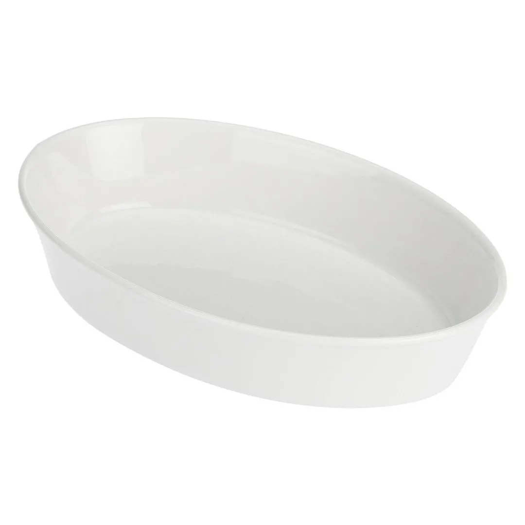 LA PORCELLANA BIANCA FIESOLE Owalne naczynie do zapiekania 20 x 30 cm