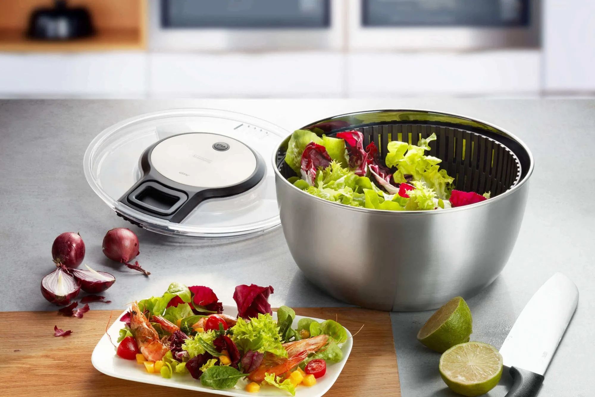 GEFU SPEEDWING® Wirówka stalowa 5 ltr