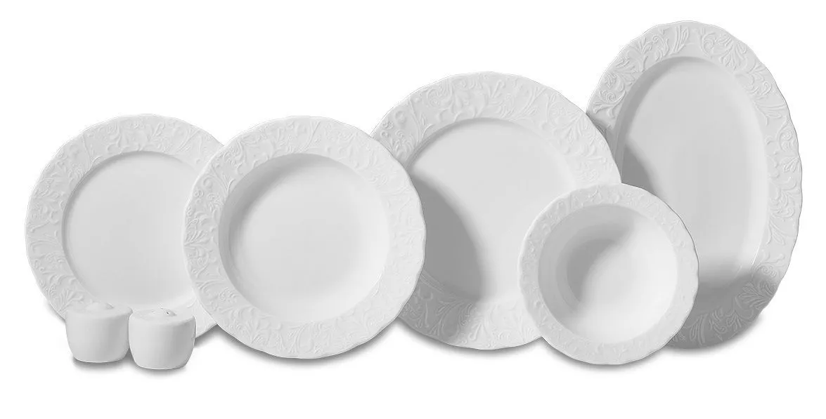 Korkmaz A8340 Perla Collection 55 elementowy zestaw obiadowy