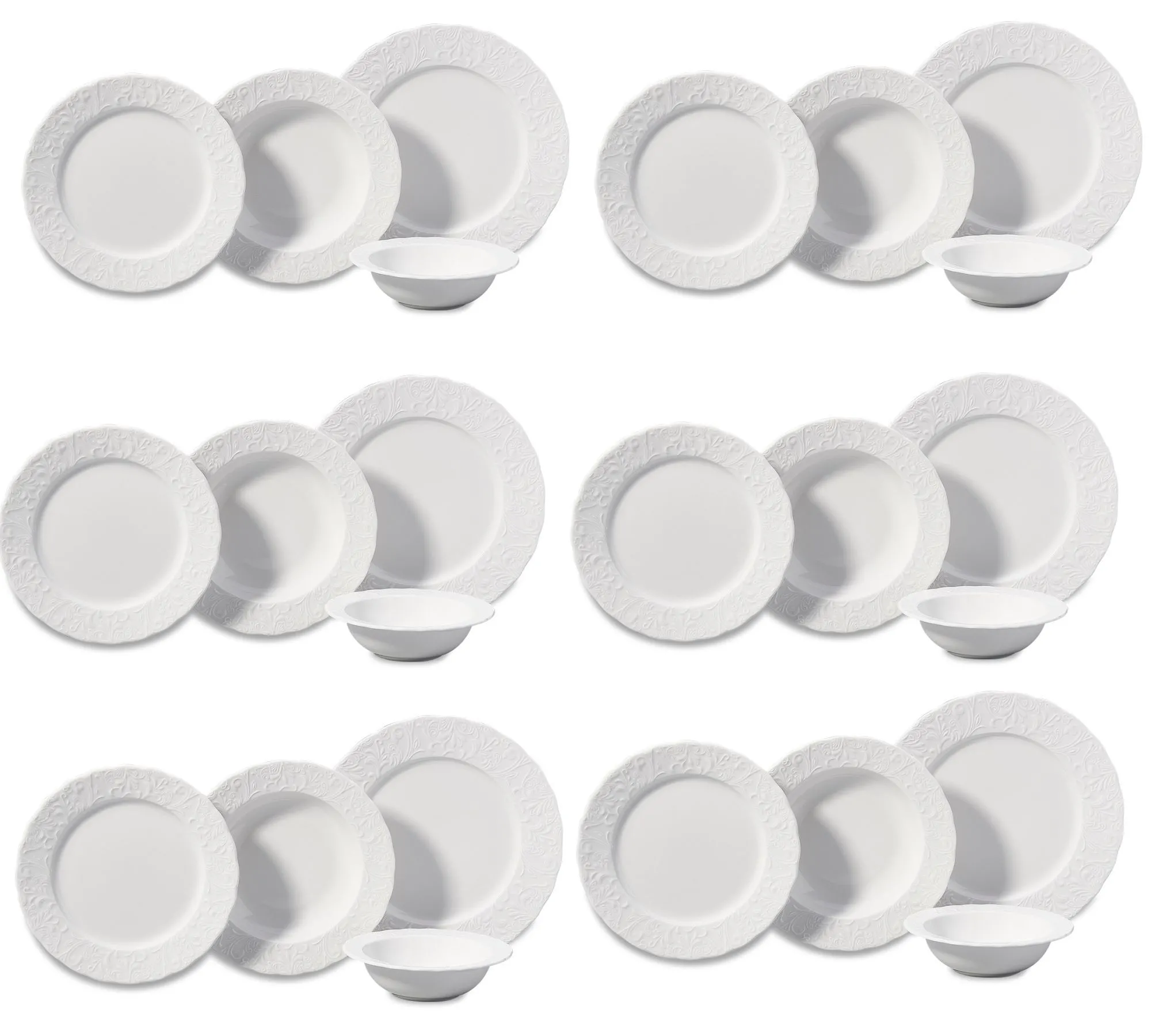 Korkmaz A8341 Perla Collection 24 elementowy zestaw obiadowy