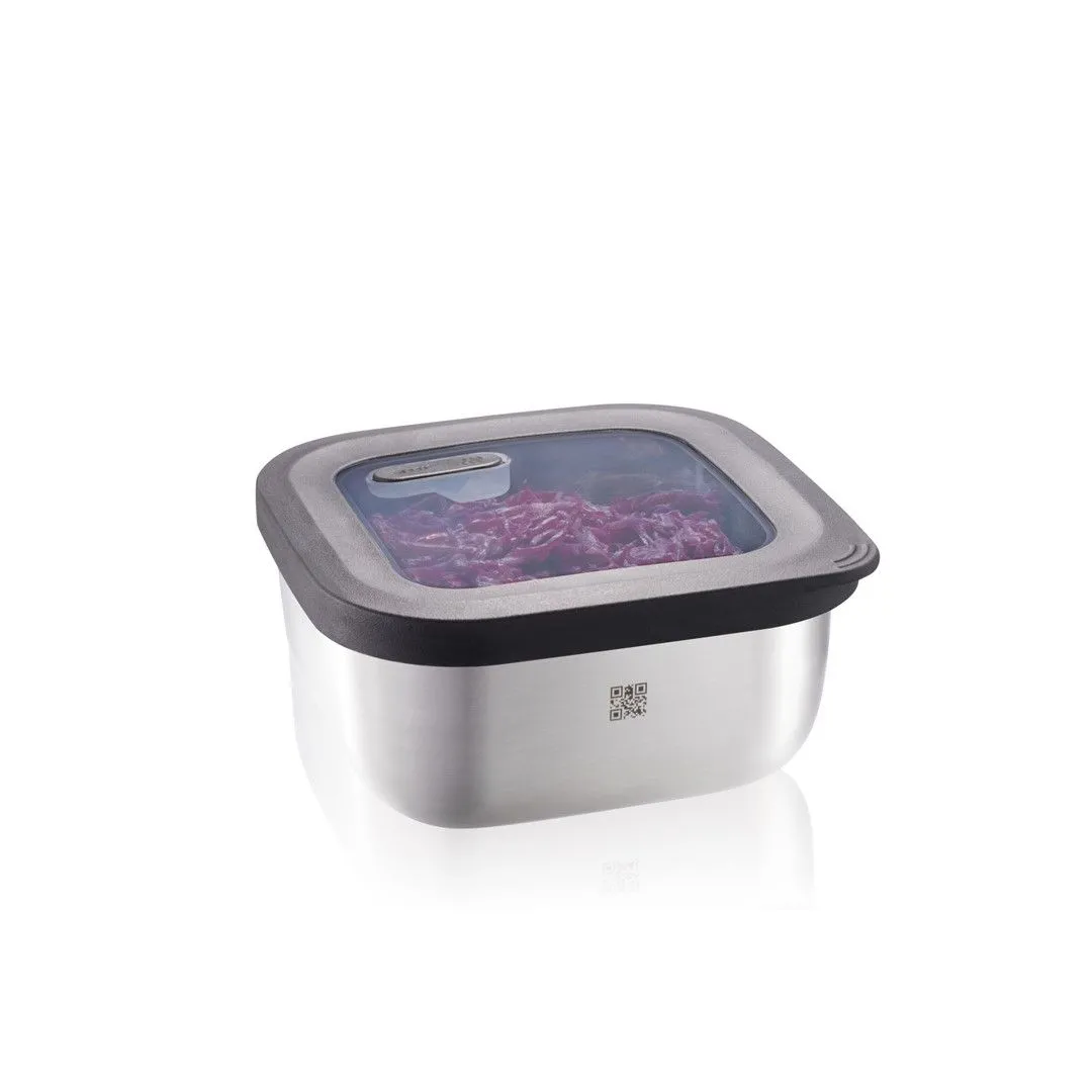 GEFU PROVIDO Pojemnik stalowy kwadratowy 900 ml