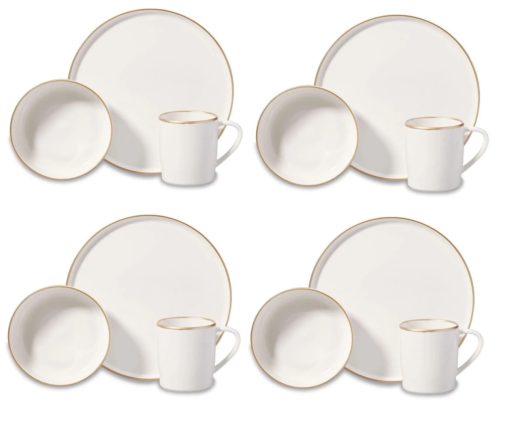 Korkmaz A8848 Talia Gold 12 elementowy zestaw śniadaniowy