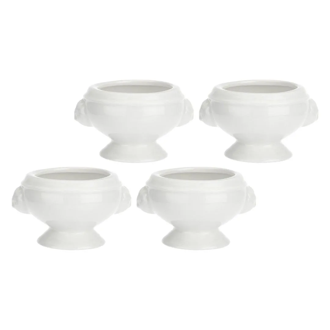 LA PORCELLANA BIANCA CHIMERA Zestaw 4 miseczek Lew 62 ml
