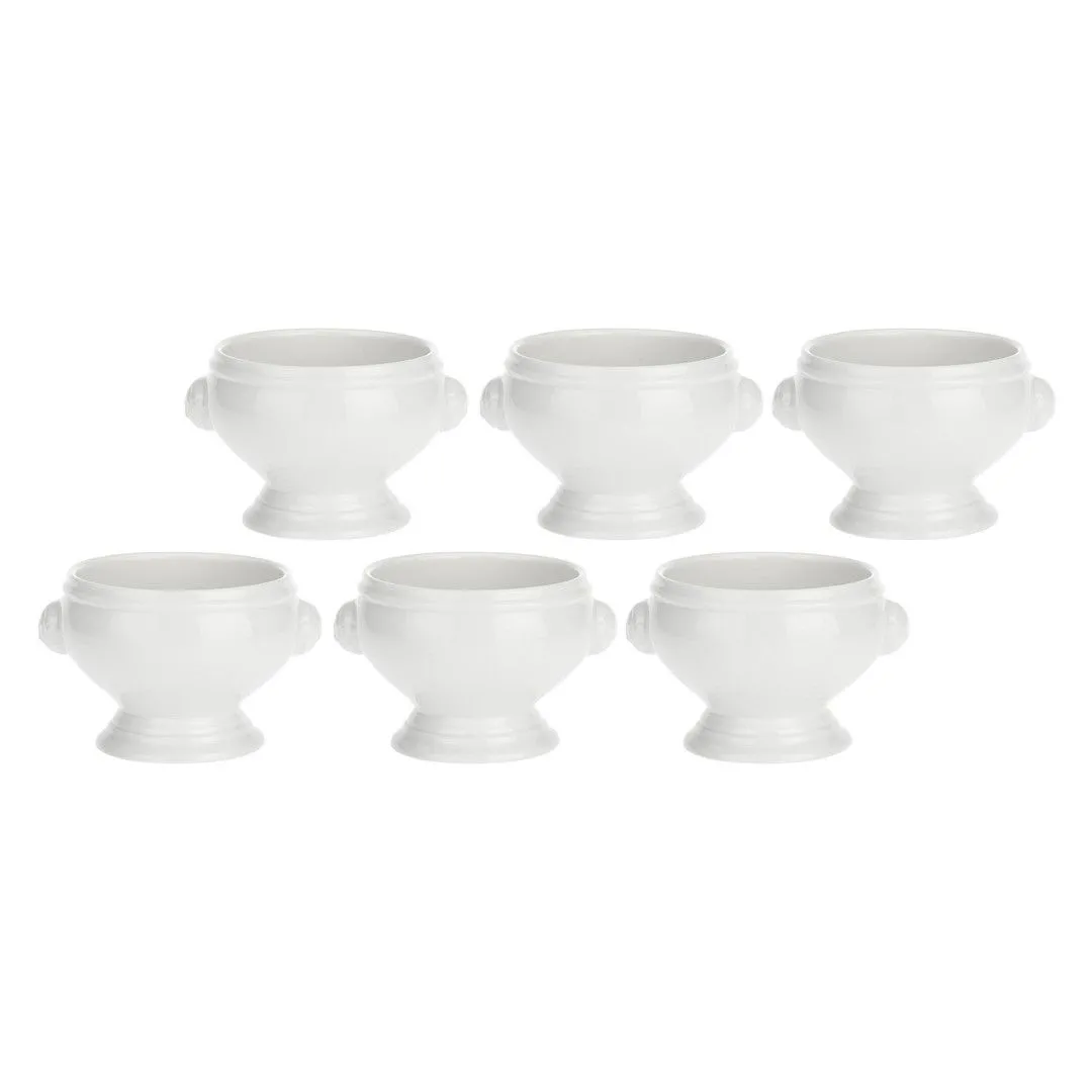 LA PORCELLANA BIANCA CHIMERA Zestaw 6 misek Lew 365 ml