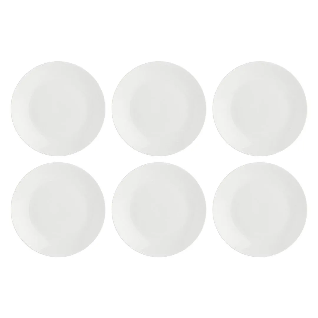 LA PORCELLANA BIANCA ESSENZIALE Zestaw 6 talerzy do sałatek 20 cm