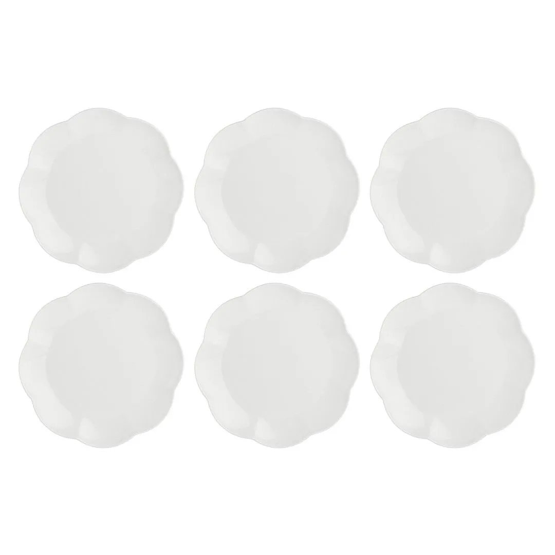 LA PORCELLANA BIANCA VILLADEIFIORI Zestaw 6 talerzy obiadowych 26 cm