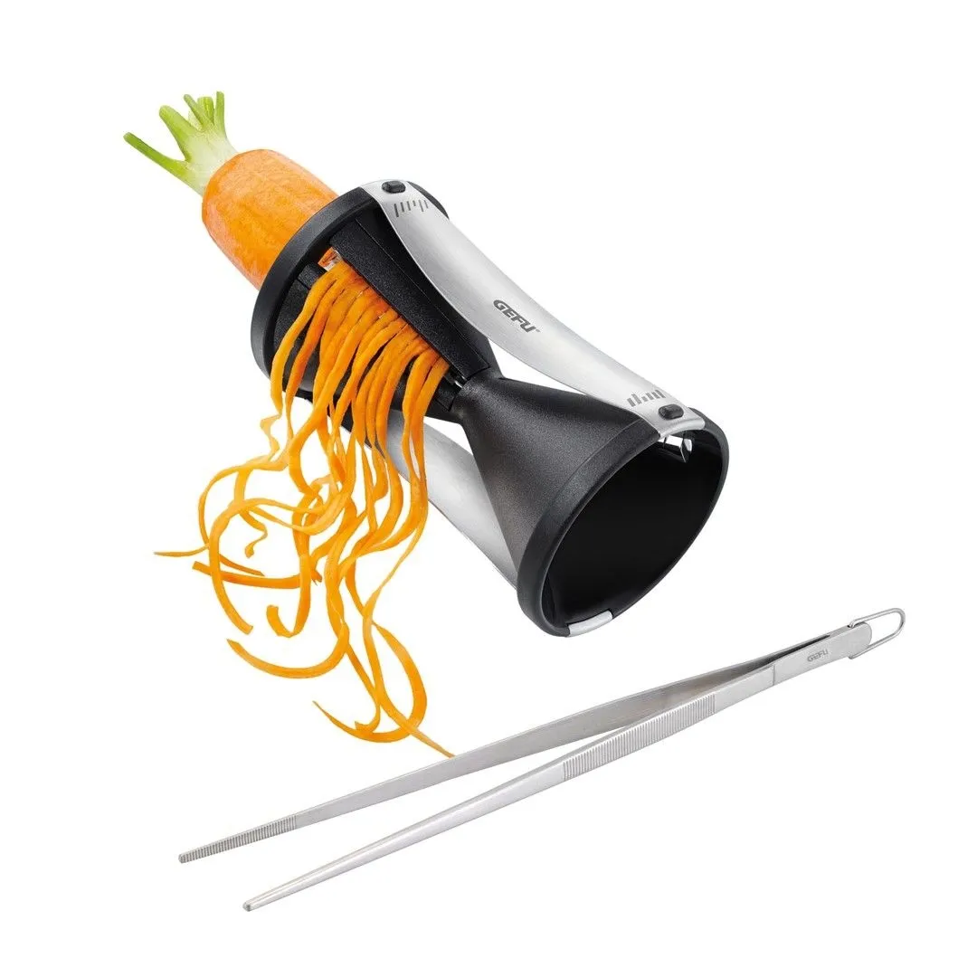 GEFU SPIRELLI® Krajalnica spiralna + pęseta kuchenna