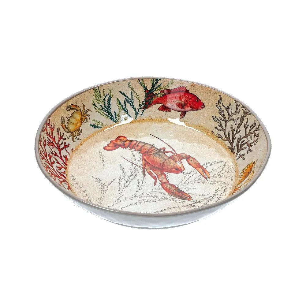 ROSE&TULIPANI SEA LIFE Miska do spaghetti z melaminy 37 cm