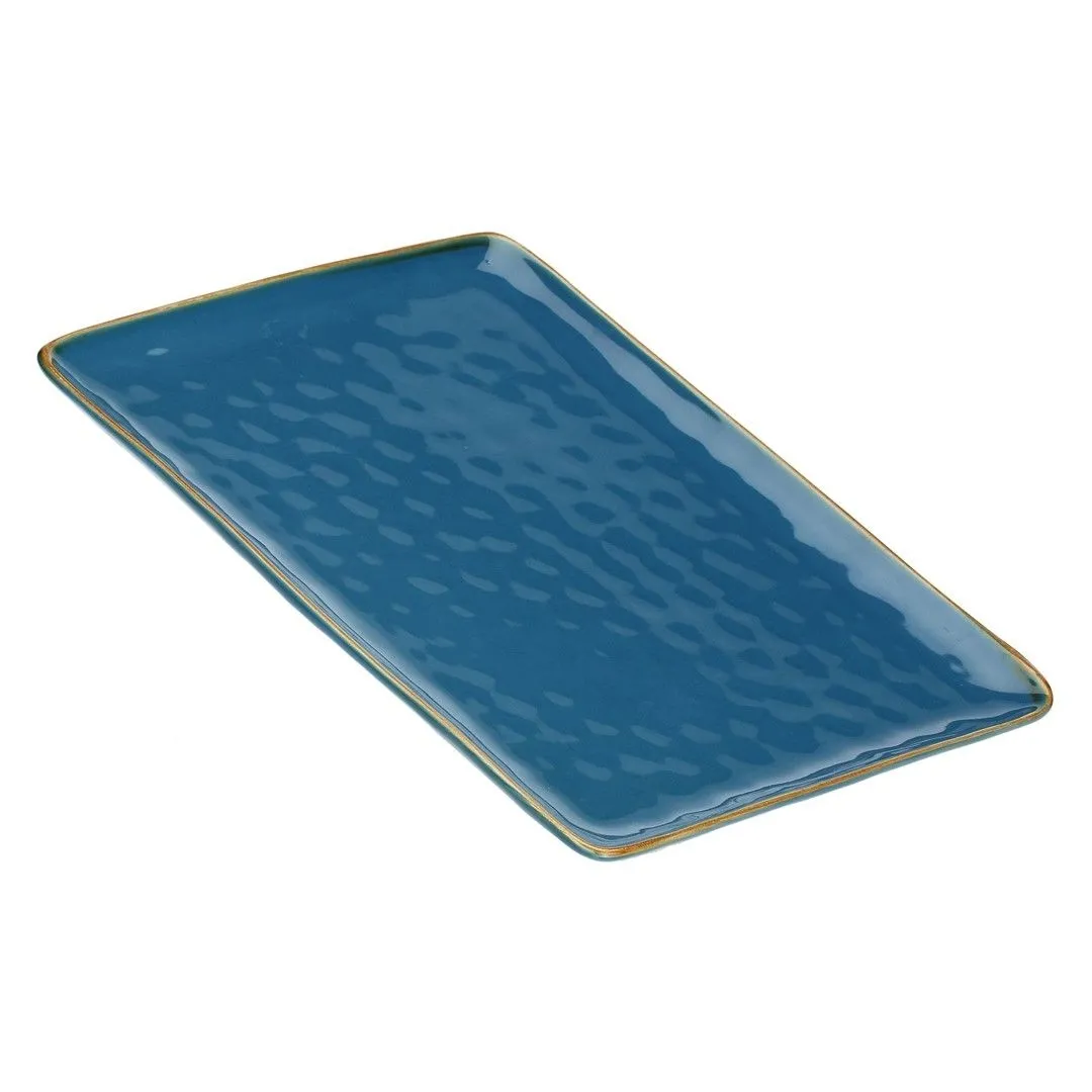 ROSE&TULIPANI CONCERTO BLU AVIO Taca prostokątna 36 x 26.5 cm