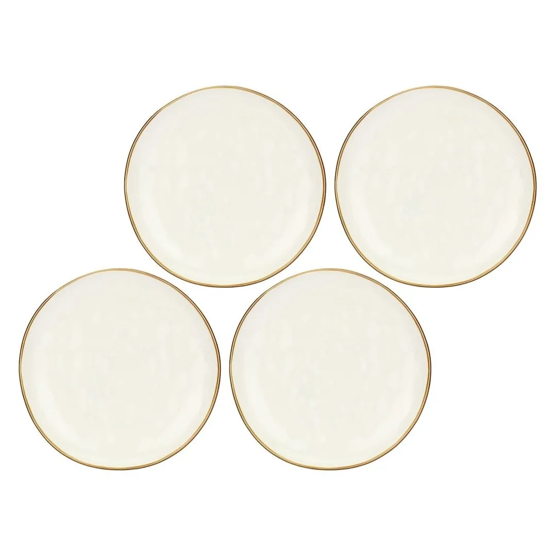 ROSE&TULIPANI CONCERTO AVORIO Zestaw 4 talerzy obiadowych 27 cm