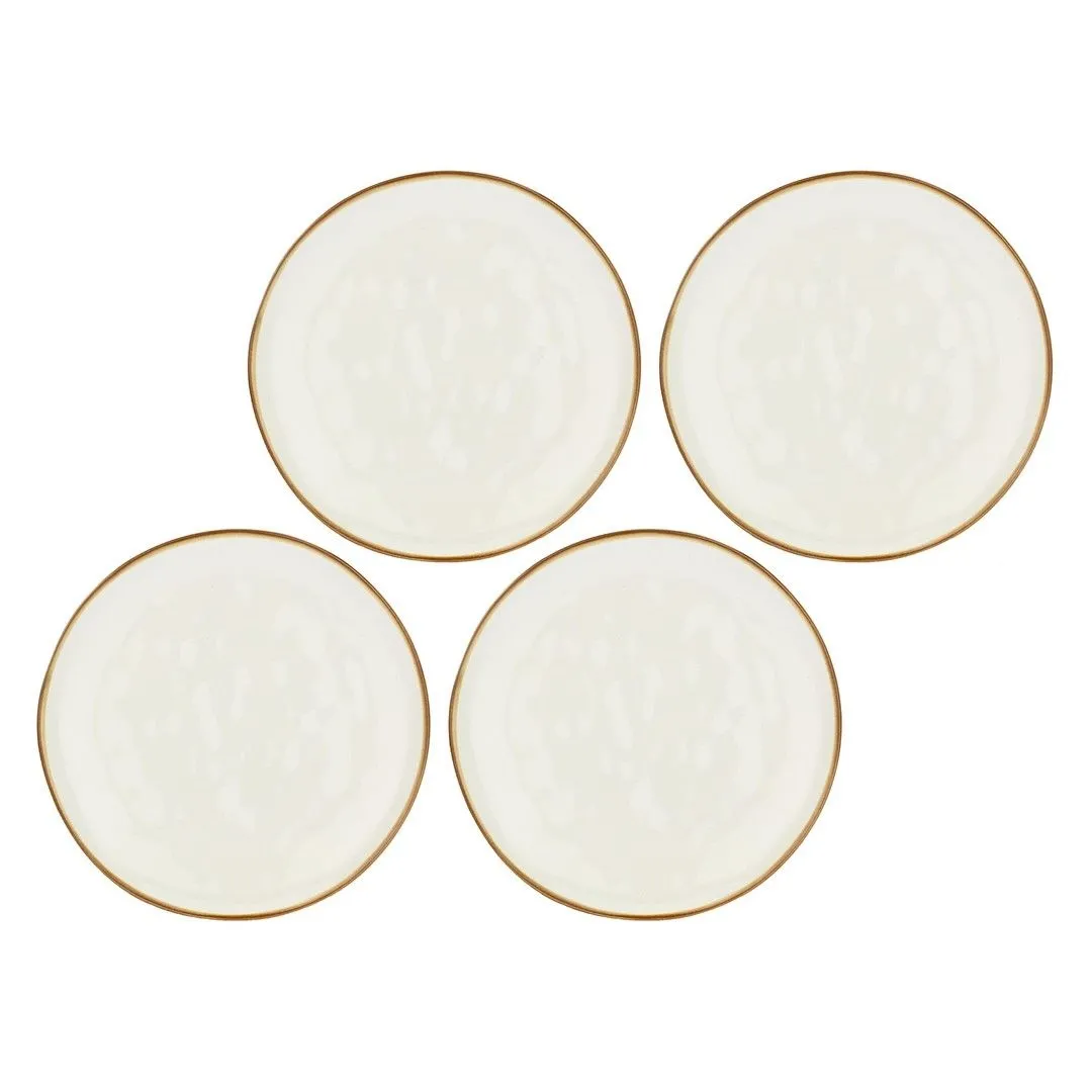 ROSE&TULIPANI CONCERTO AVORIO Zestaw 4 talerzy do sałatek 20 cm