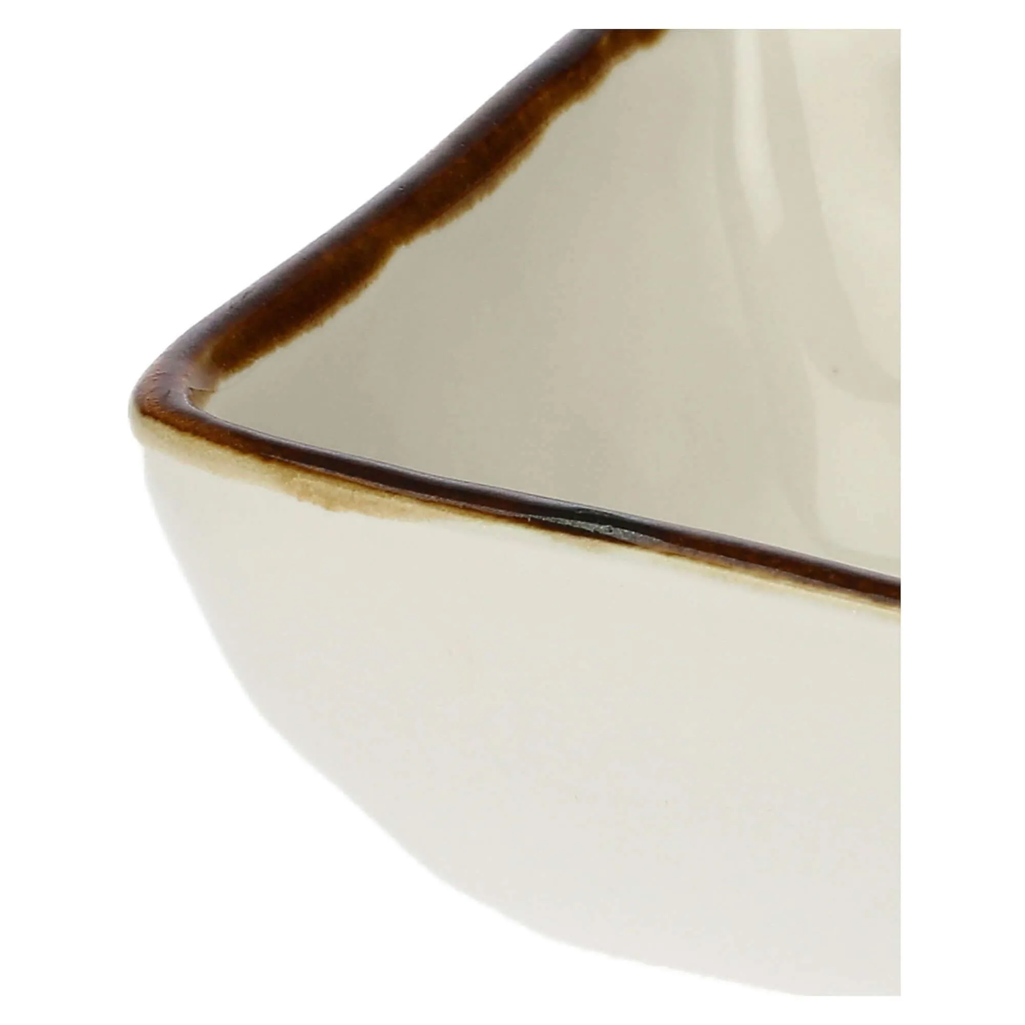 ROSE&TULIPANI CONCERTO AVORIO Zestaw 6 kwadratowych miseczek 8 cm