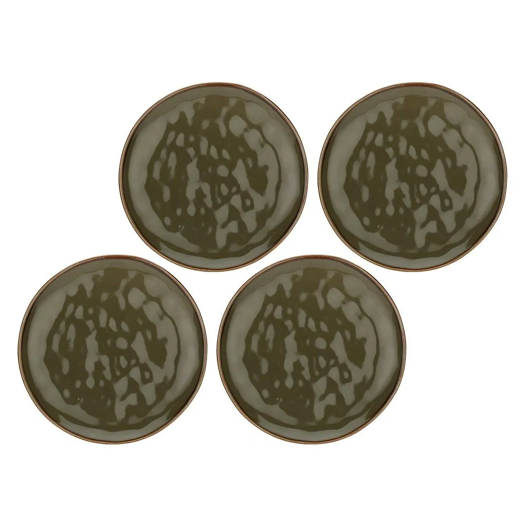 ROSE&TULIPANI CONCERTO GRIGIO TORTORA Zestaw 4 talerzy do sałatek 20 cm