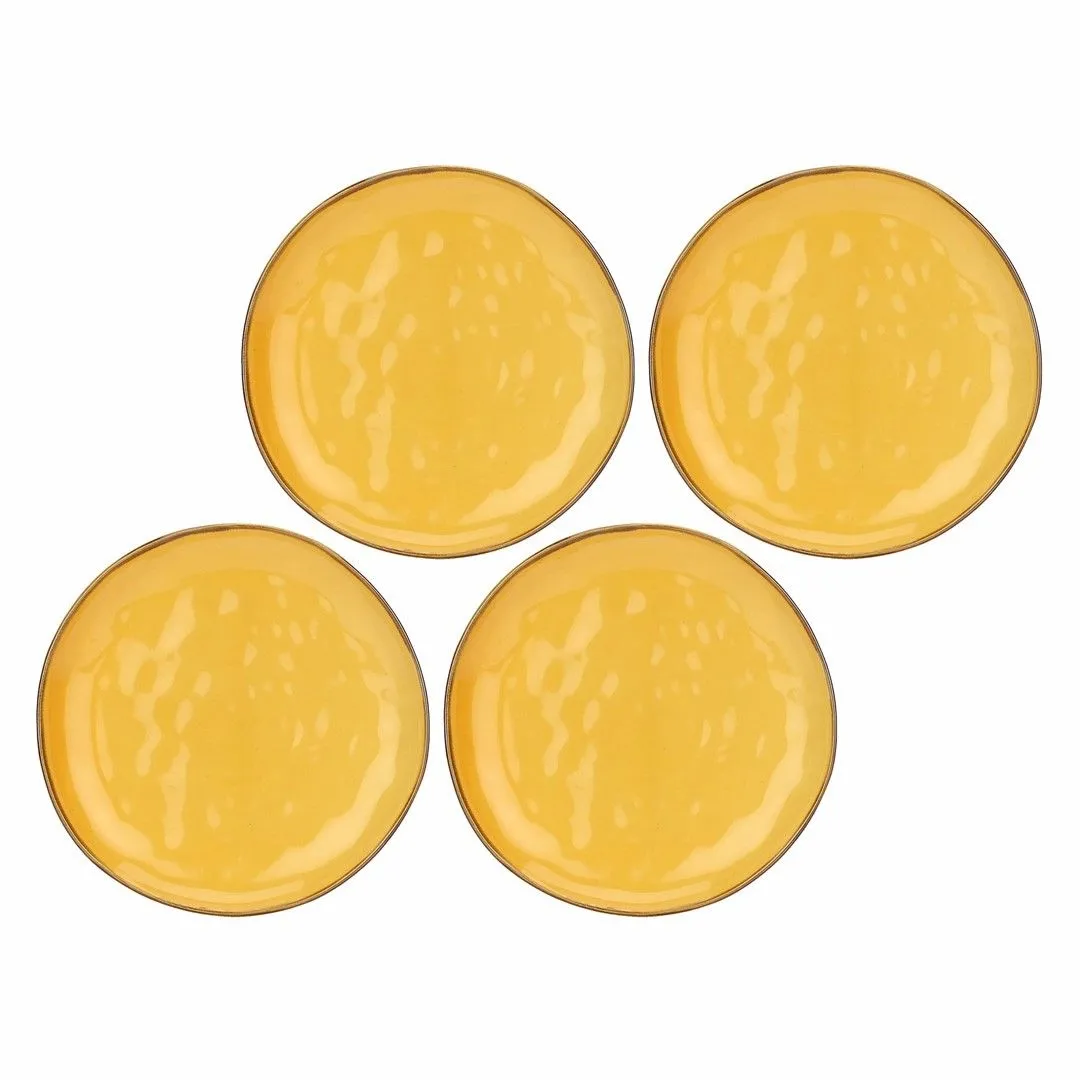 ROSE&TULIPANI CONCERTO OCRA Zestaw 4 talerzy obiadowych 27 cm