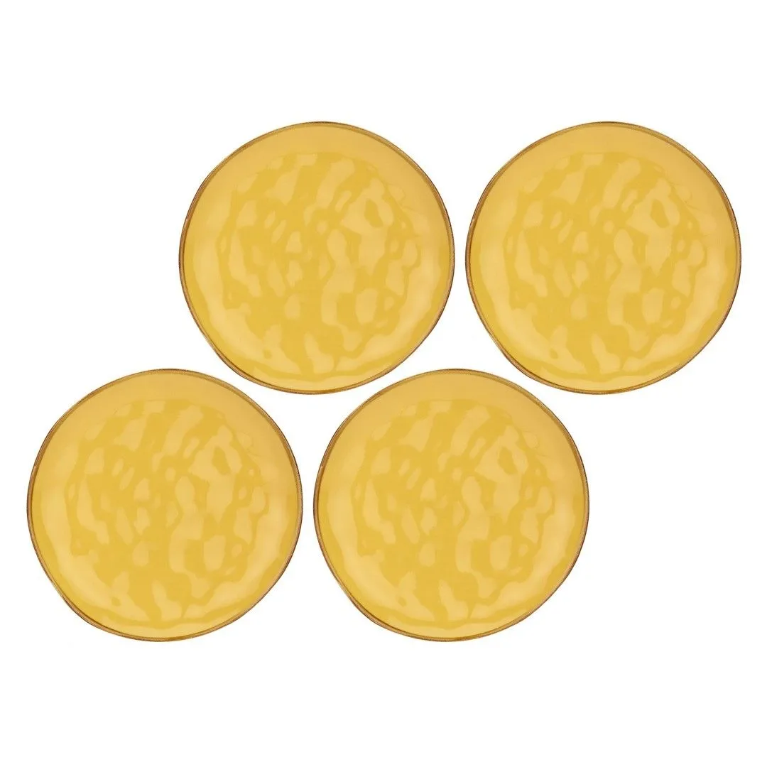 ROSE&TULIPANI CONCERTO OCRA Zestaw 4 talerzy do sałatek 20 cm