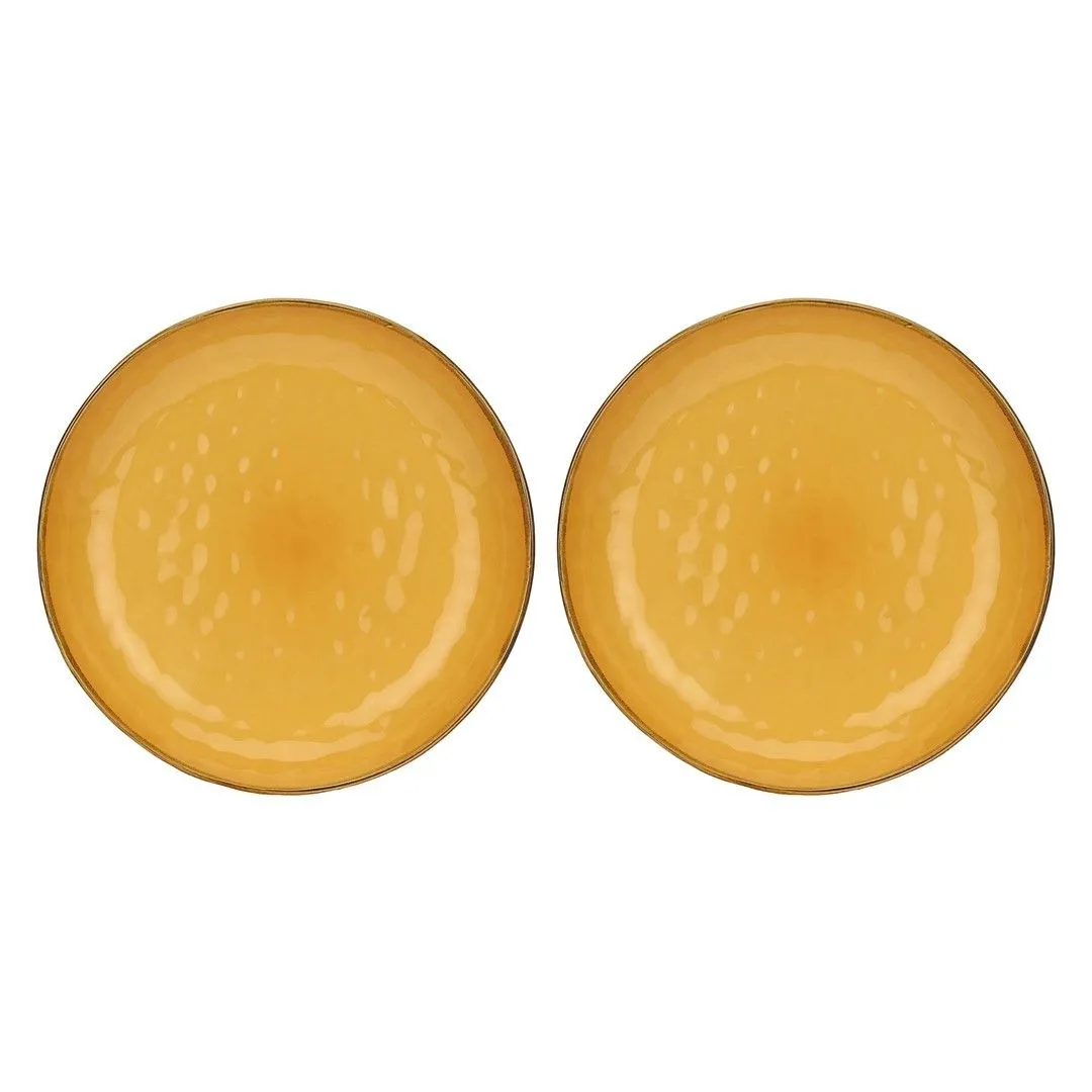 ROSE&TULIPANI CONCERTO OCRA Zestaw 2 misek okrągłych 30 cm