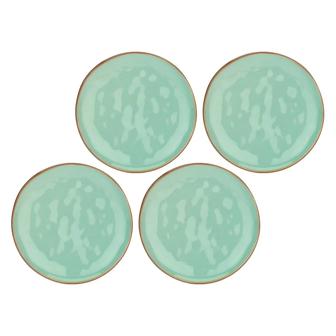 ROSE&TULIPANI CONCERTO VERDE ACQUA Zestaw 4 talerzy do sałatek 20 cm