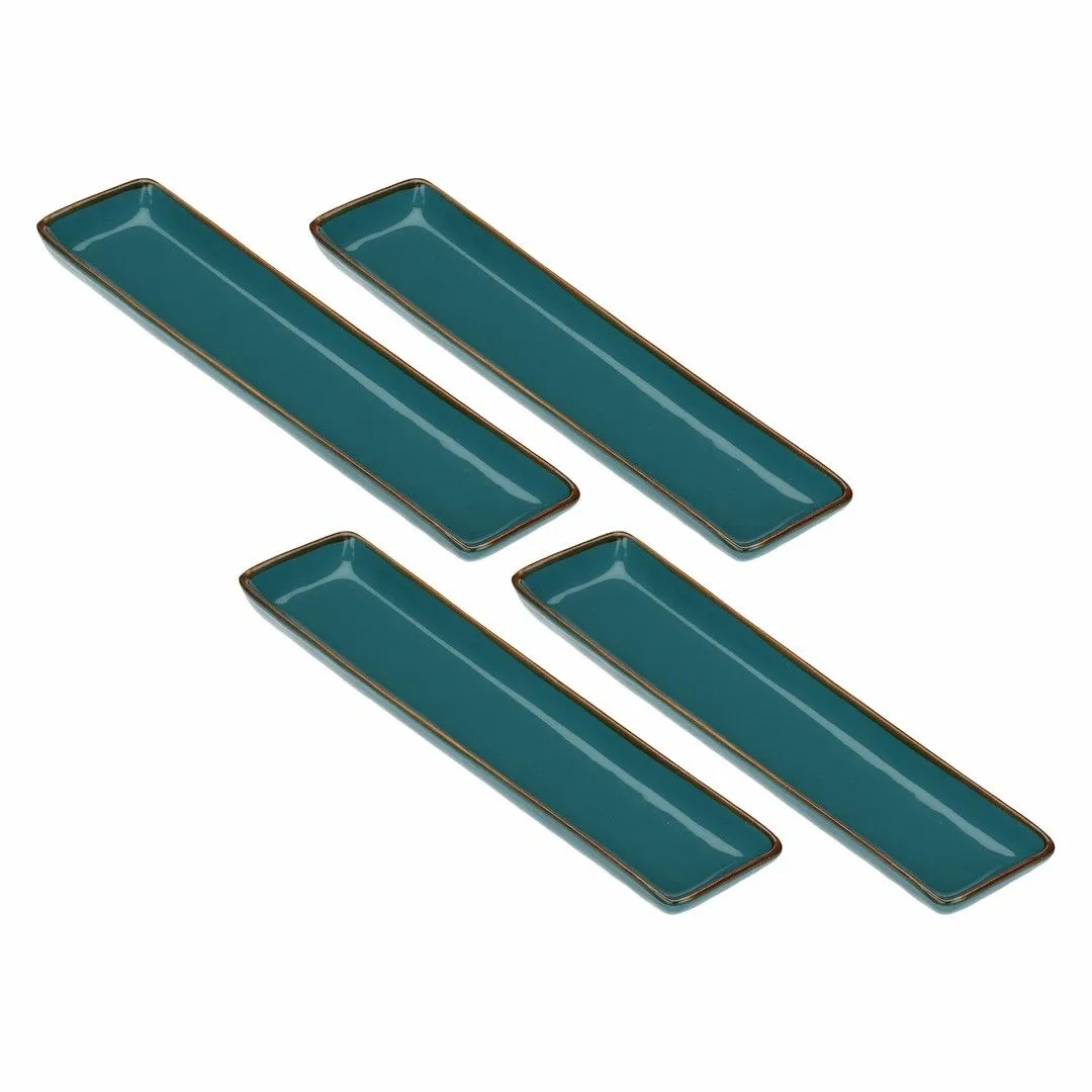 ROSE&TULIPANI CONCERTO OTTANIO Zestaw 4 tac prostokątnych 32 x 8 cm