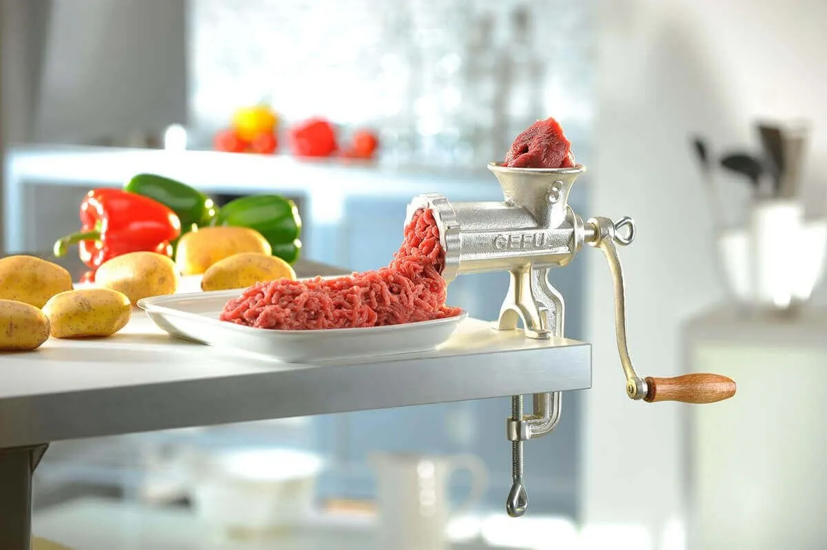 GEFU TRICA Maszynka do mięsa z nakładkami rozmiar 5