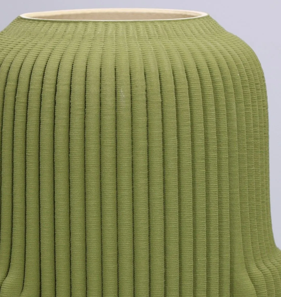 RITUALI DOMESTICI LINO Wazon zielony 18 x 18 x 35 cm