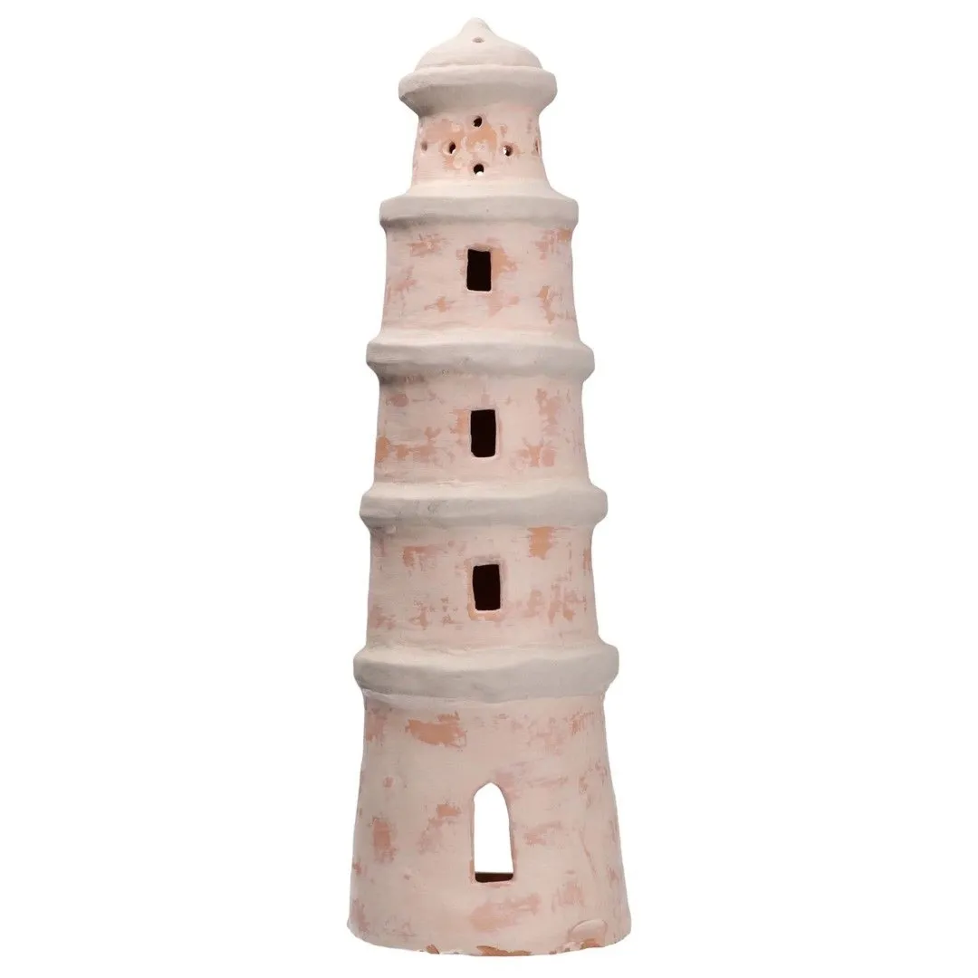 RITUALI DOMESTICI GALLURA Świecznik latarnia morska 13 x 43 cm