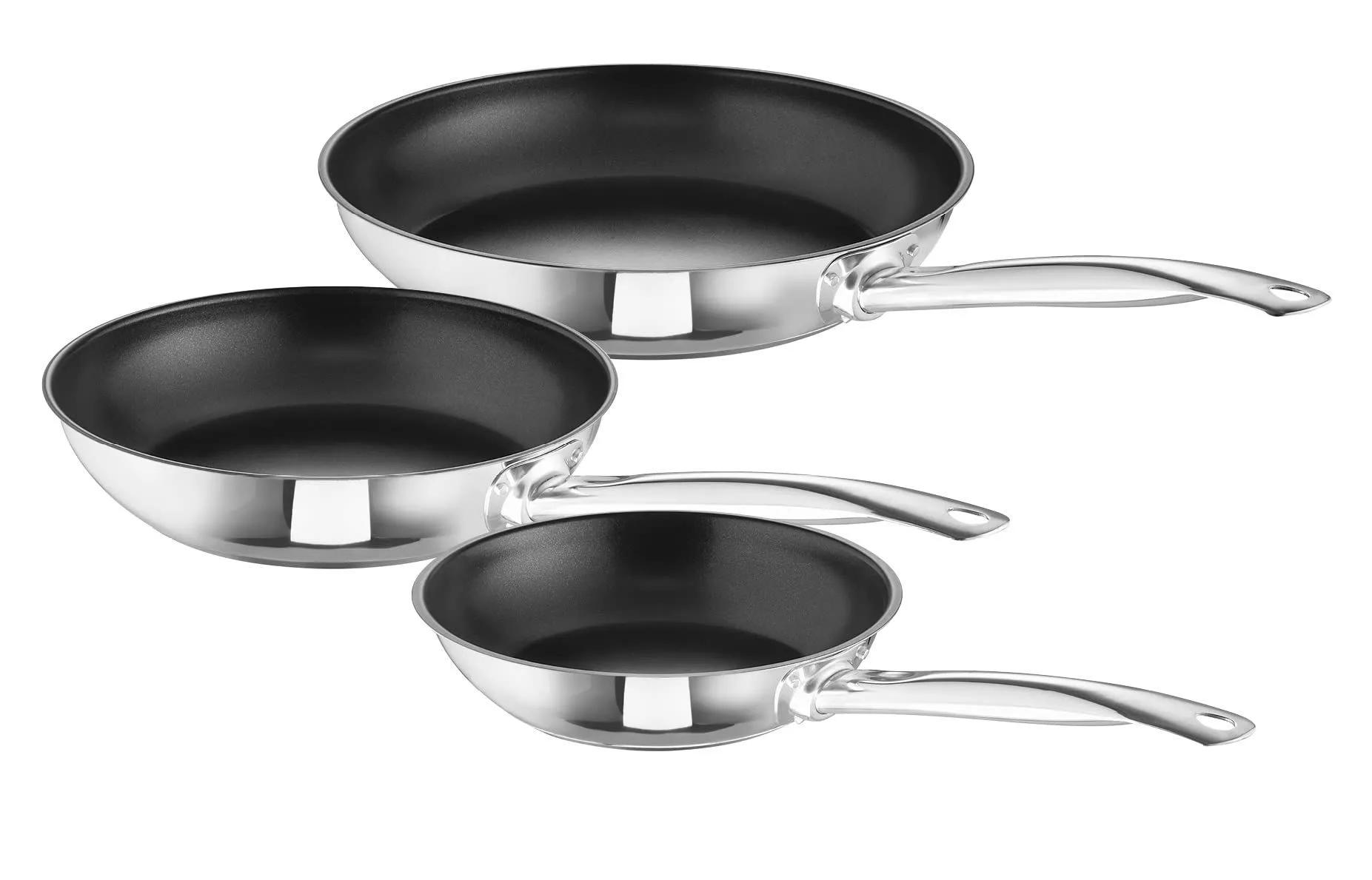 Rohe Zestaw 3 patelni Bobby 258121-03