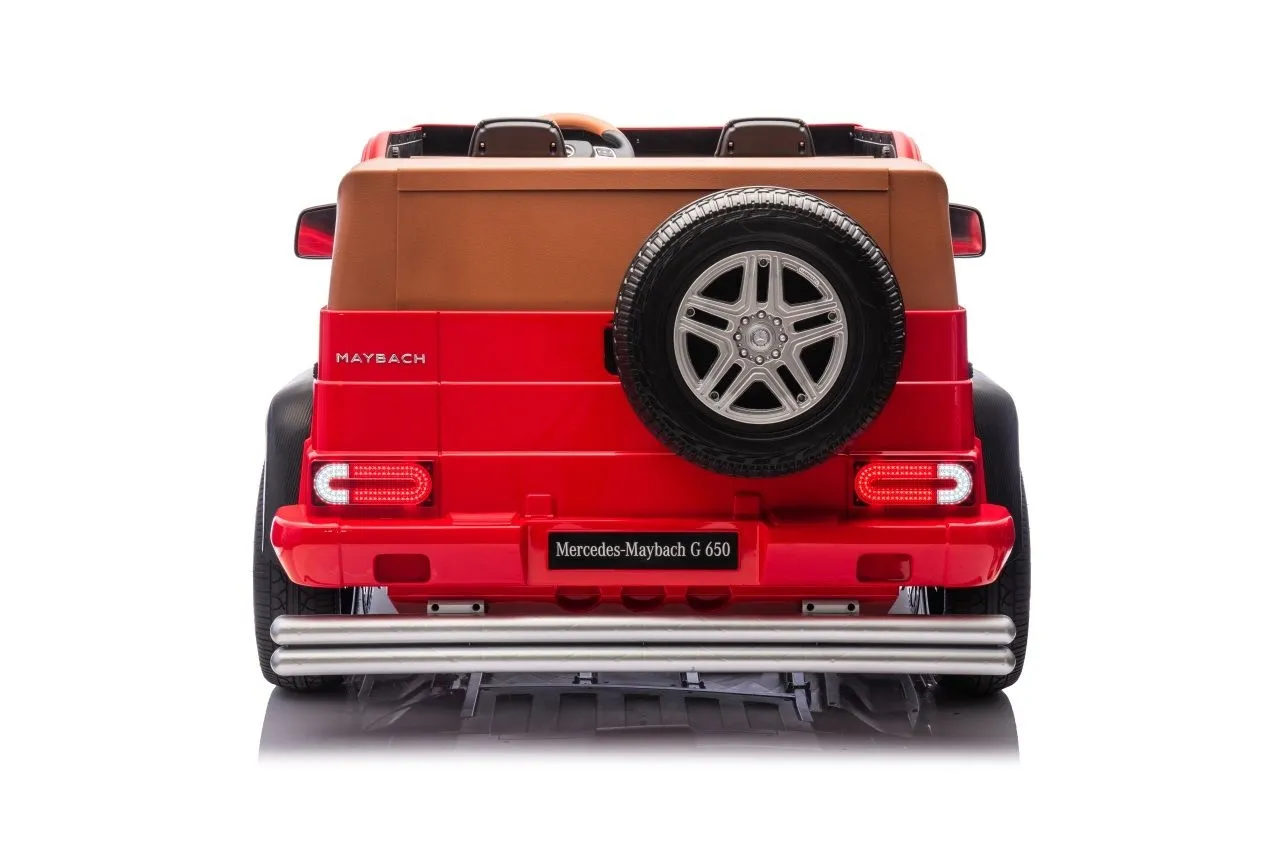Pojazd Mercedes Benz MAYBACH G650 STRONG Czerwony