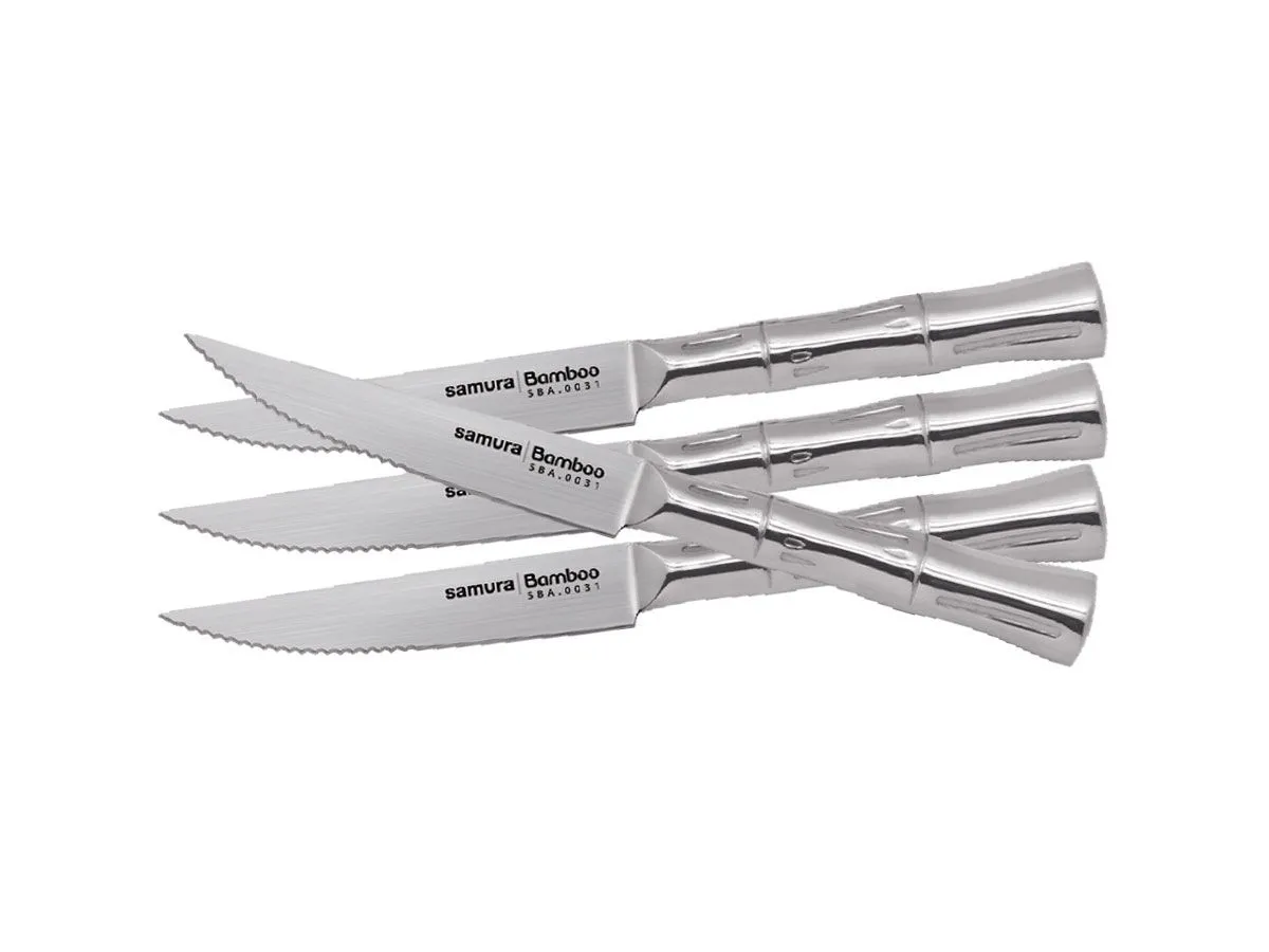 Samura BAMBOO SET 4 PZ BISTECCA (Steak knife) CM.11 SBA-0031S